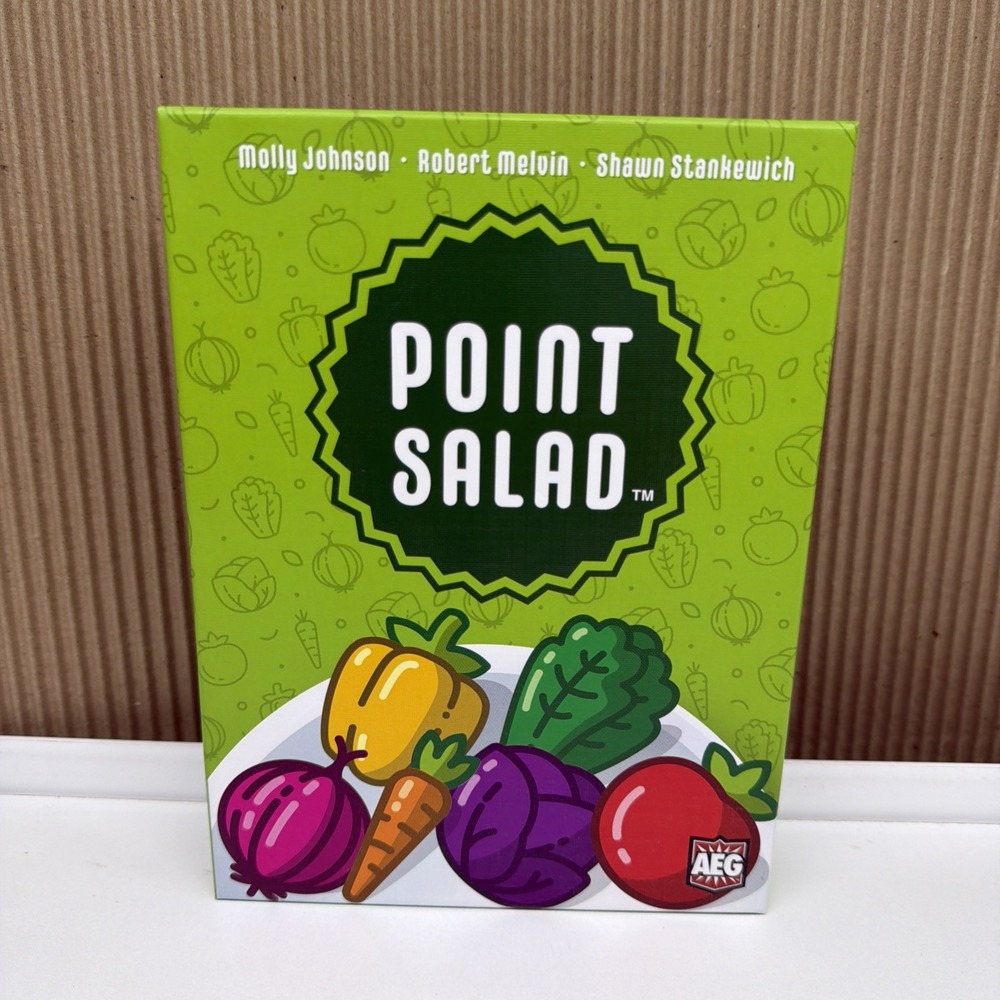 AEG Point Salad Card Drafting Game, Double-Sided Cards, 2-6 Players, Sleeved NM